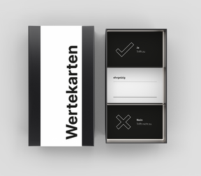 Werte mit Wertekarten ermitteln