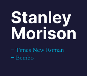 Große Typografen: Stanley Morison