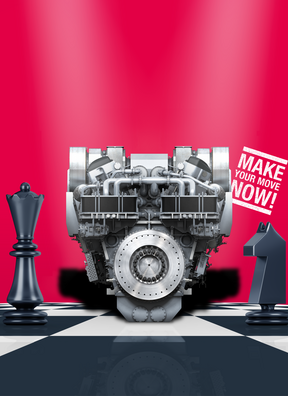 Markteinführung des neuen MAN 45/60 Motor